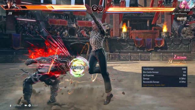 Tekken 8 Alisa 95 damage combo. смотреть онлайн