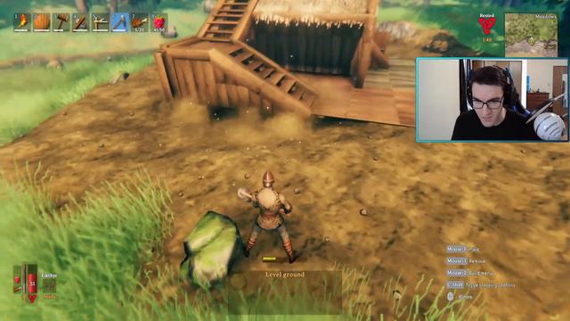 HOUSE UPGRADES + BOW HUNTING + BOAR RIDING + BUILDING TIPS! Valheim LETS PLAY E6 смотреть онлайн