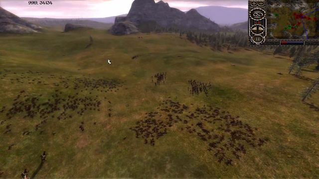 FFA Battle Third Age Reforged mod Medieval 2 Total War MORDOR vs ROHAN vs HARAD vs DOL AMROTH смотреть онлайн