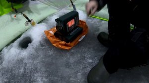 Газовый инфракрасный обогреватель - плитка для палатки и не только. Рыбалка зимой с комфортом.