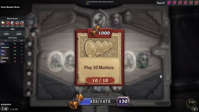 Hearthstone 10th Anniversary - Battleground 1st Place смотреть онлайн