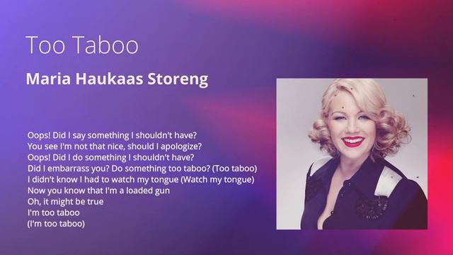 Too Taboo - Maria Haukaas Storeng смотреть онлайн