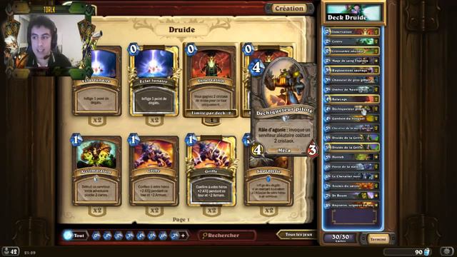 Deck Druide Charge- HearthStone - Goblins vs Gnomes (1/2) смотреть онлайн