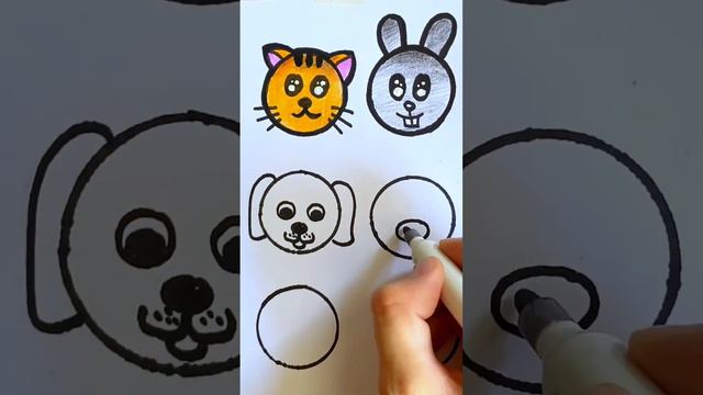 #какнарисовать #6животных #простыерисунки #рисункидляначинающих #рисункидлясрисовки #рисунки смотреть онлайн