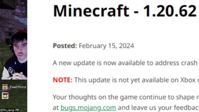 NEW MINECRAFT UPDATE BEDROCK EDITION 1.20.62 OUT NOW ALL CHANGES! смотреть онлайн