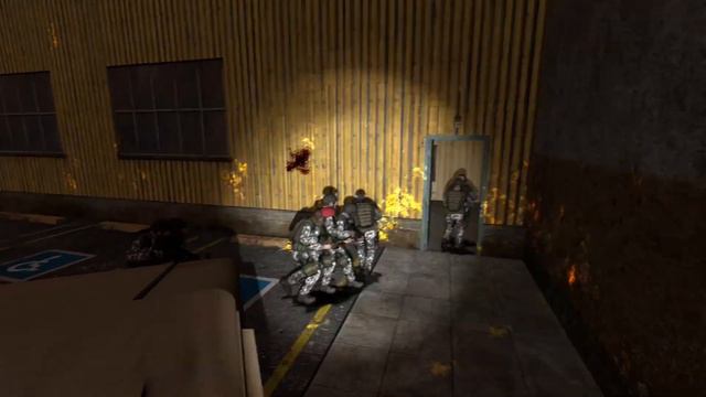 Garry's Mod HECU Vs Resistance Vs Headcrab Zombies