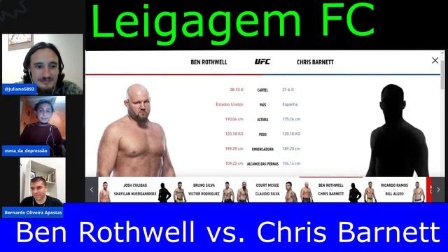 Ben Rothwell vs. Chris Barnett - Palpites com Bernardo Oliveira e MMA Da Depressão. смотреть онлайн