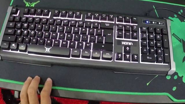RONIN Gaming keyboard and gaming mouse reviewing смотреть онлайн