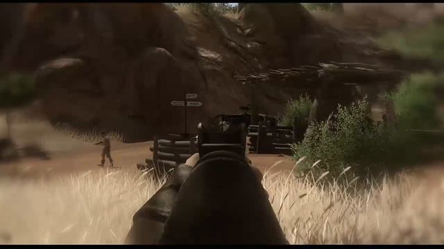 Far Cry 2: Clearing out a Guard Post stealthily смотреть онлайн