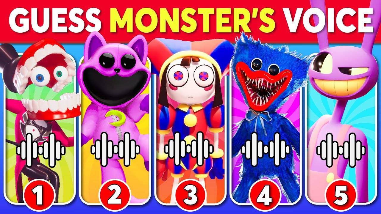 IMPOSSIBLE 🔊 Guess The Voice! _ The Amazing Digital Circus, POPPY PLAYTIME Character смотреть онлайн