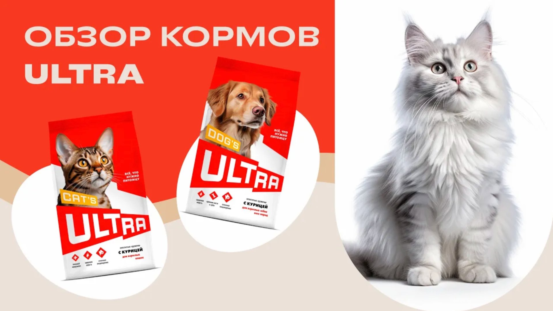 Ultra – обзор корма для кошек и собак смотреть онлайн