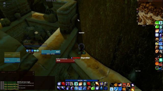 WoW Classic - Mage AoE Farm Blizzard Zul Farak level 42-54 смотреть онлайн