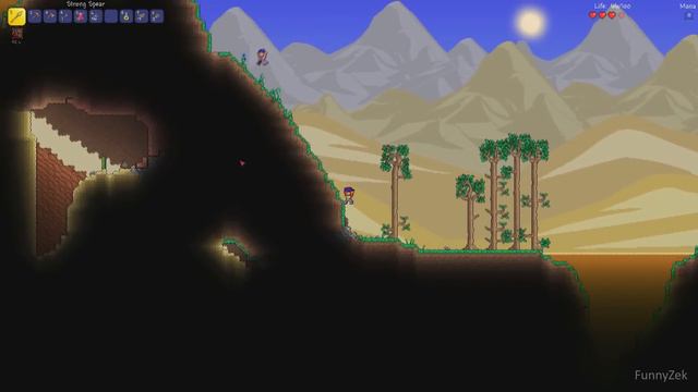 Выживание в Terraria #1 - Начинаем стройку