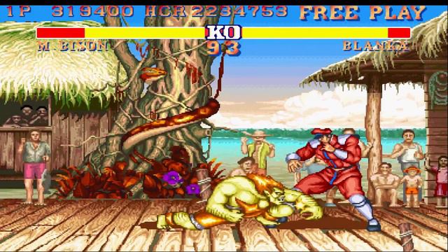 Street Fighter 2 Champion Edition (RED WAVE HACK) - M.BISON GAMEPLAY смотреть онлайн