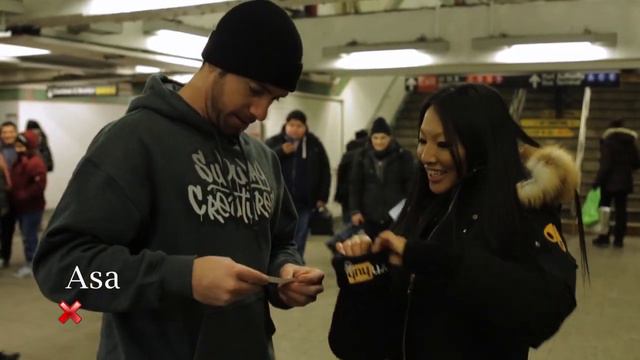 Asa Akira And Rick McGuire Of SubwayCreatures Do The 'No Pants Subway Ride'