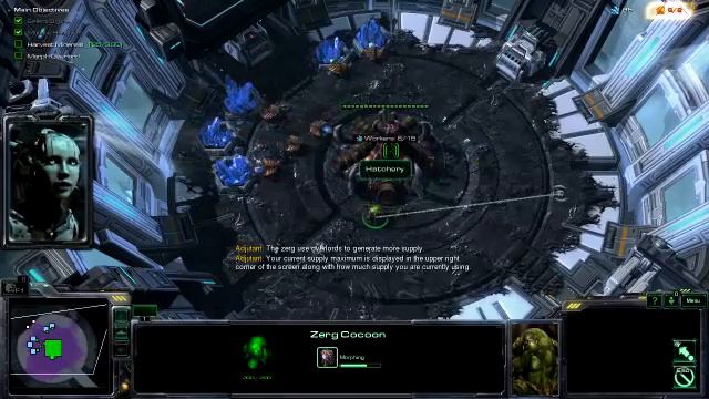 Starcraft 2 Heart of the Swarm BRUTAL Playthrough - Intro + Mission 1 ( Lab Rat) смотреть онлайн