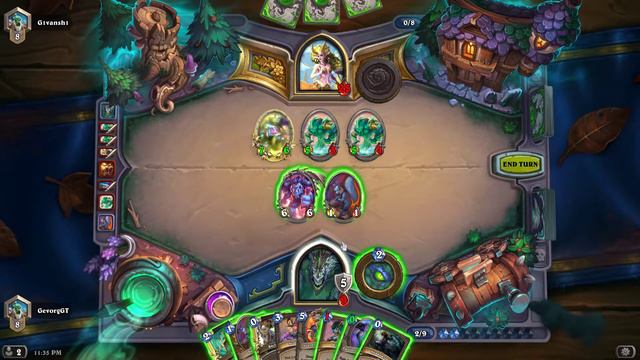 HearthStone - Galakrond Rogue VS Embiggen Druid | Galakrond Awakening смотреть онлайн
