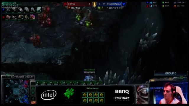 IEM Gamescom Day 3 Group D: SuperNova Vs VortiX Game 2 - [Starcraft II]