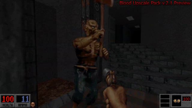 Blood Upscale Pack V.2.1 Preview - On Raze (source Port)