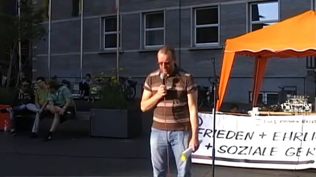 Montagsdemo - Mahnwache für den Frieden Halle (Saale) 14. Juli 2014, Teil 5 von 9 смотреть онлайн