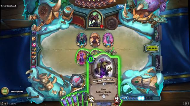 Desafio Fogovil - Boss 5: Teron Gorefiend (Hearthstone) смотреть онлайн