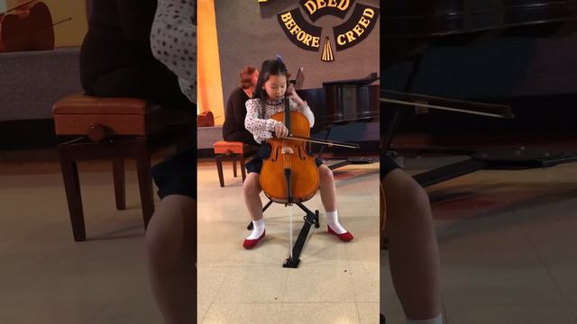Marcello Sonata Allegro l Suzuki Cello Book 4 l Alyssa смотреть онлайн