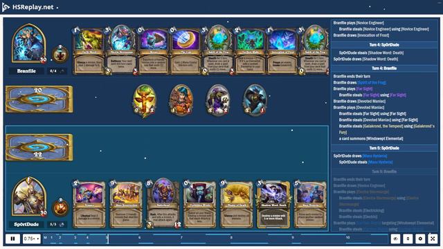 ProGaming - Hearthstone, Quest Resurrect Priest(7) vs Galakrond Shaman(7) by Branfile and Sp0rtDu.. смотреть онлайн
