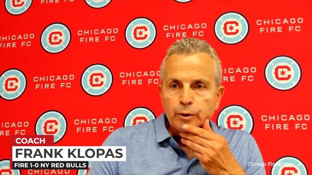 Coach Frank Klopas Chicago Fire 1-0 New York Red Bulls #yodeportes смотреть онлайн