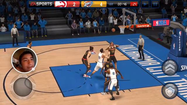 NBA LIVE MOBILE-ATLANTA HAWKS Ep.12-First Half of First Season Game смотреть онлайн