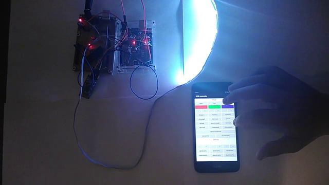 RGB подсветка на ардуино с управлением по bluetooth смотреть онлайн
