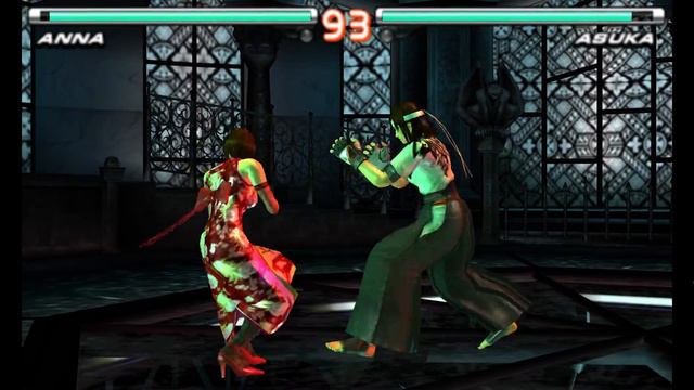 Tekken 3D Prime Edition | Anna Williams | Quick Battle | Citra(3DS)| 4K 60 FPS Gameplay.