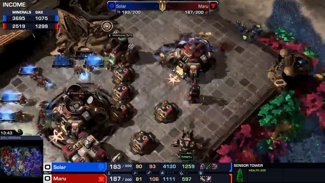 StarCraft 2: MARU's clever GaMBiT : GHOSTs Maru v Solar IEM Katowice 2023 Quarterfinals смотреть онлайн