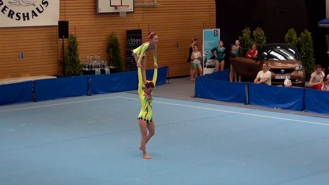 Albershausen 2015 043 044 WP Youth Dyn GER TSV Grafenau, Carina Botsch & Romy Naumann смотреть онлайн