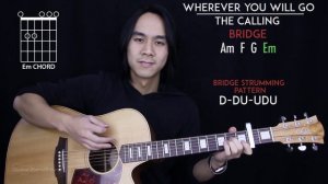 Как играть на гитаре Wherever You Will Go - The Calling аккорды, табы