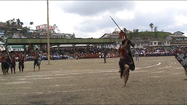 Nagaland Moatsu festival Ao tribe War dance 4 смотреть онлайн