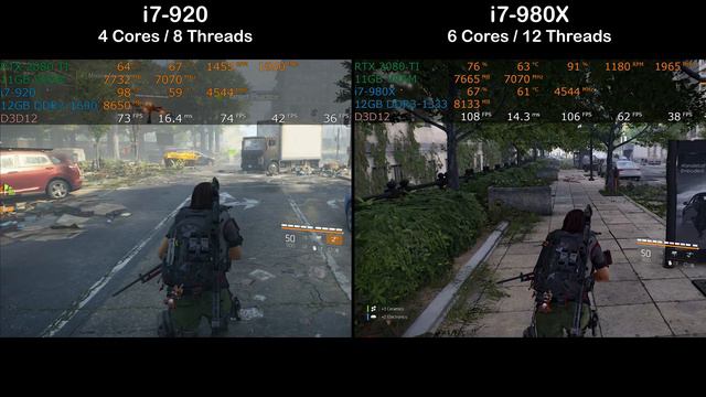 Intel 4 vs 6 Cores — 10 Years Later — i7-920 vs i7-980X / Xeon X5675 — w/ The Division 2 Benchmark смотреть онлайн