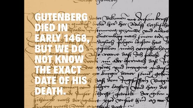 Johannes Gutenberg - Final years смотреть онлайн