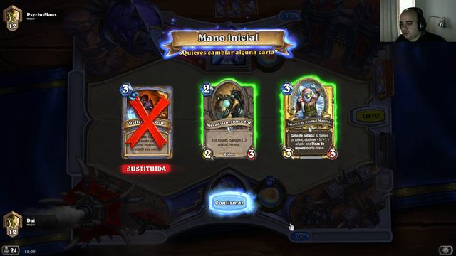 Constructed Training: Best Mech Mage [Hearthstone Español] смотреть онлайн