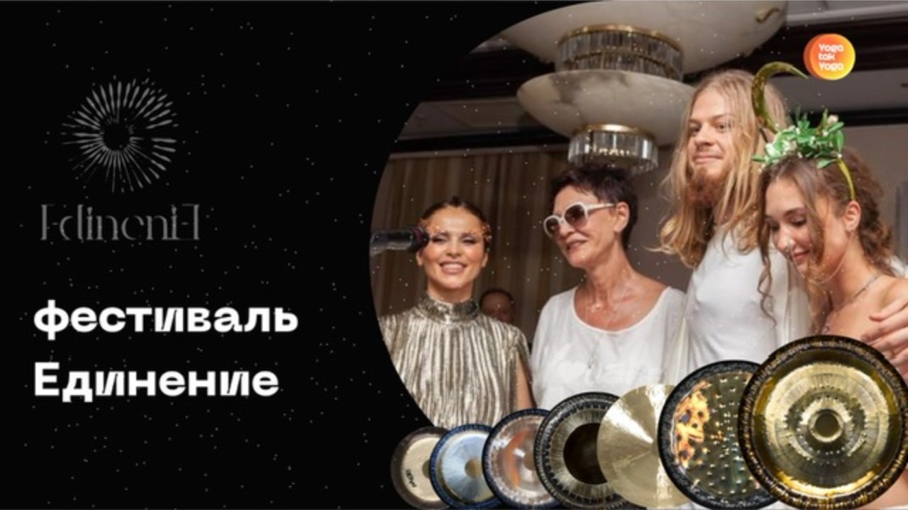 Гонги в VIP зоне Фестиваля «Единение» Влада Митьковского