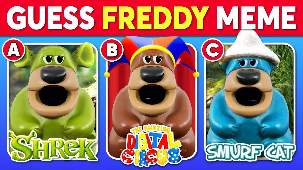 Guess The Meme SONG 🎤🐻 Freddy Fazbear _ Ur Ur Ur_ In Different Universes