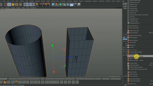 Cinema 4D: Modeling Techniques #5 Bridge & Stitch and sew tool смотреть онлайн