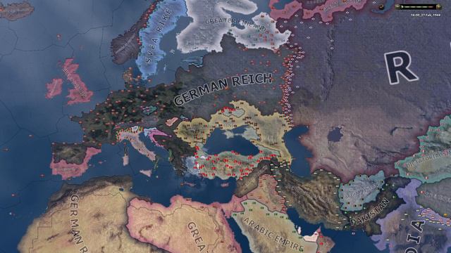 WW2 but without starting army and technology - Hoi4 Timelapse смотреть онлайн