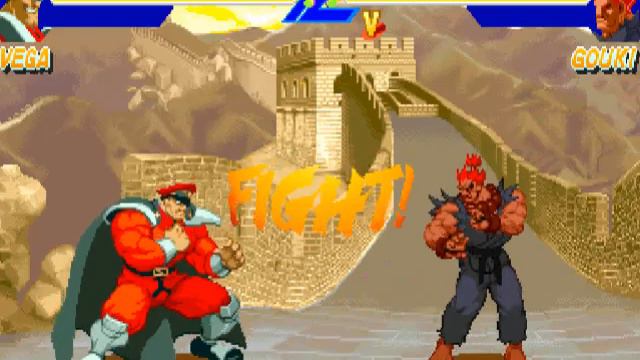 Street Fighter Zero - Vega (M.Bison) vs Gouki (Akuma) (CPU vs CPU) смотреть онлайн
