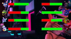 [SFM FNaF] Top 5 FNaF AR vs Fights WITH Healthbars