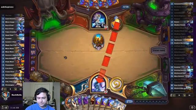 DESTROYING the Opponent's DECK! Mindrender Illucia Keening Banshee Mill Combo! | Hearthstone смотреть онлайн