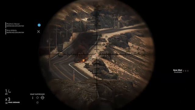 Ghost Recon Wildlands - .50cal HTI doing work. смотреть онлайн