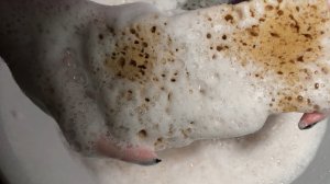 АСМР🫧выжимание губок🫧полоскание🫧