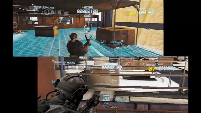 Ghost Recon Future Soldier: Split Screen Guerrilla Mode on RoofTop (PS3) смотреть онлайн