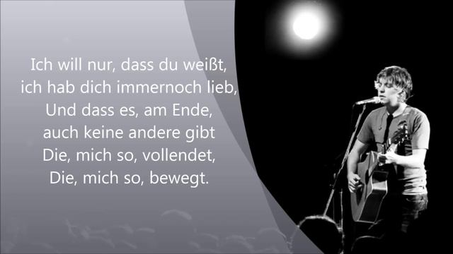 Philipp Poisel - Ich Will Nur (Lyrics) смотреть онлайн