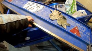 Откидной задний борт прицепа из стационарного, своими руками. Легко и быстро.